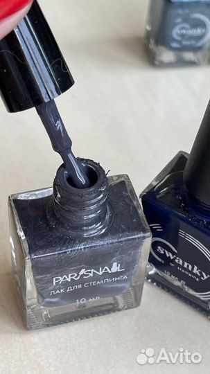 Лаки для стемпинга paris nail и swanky