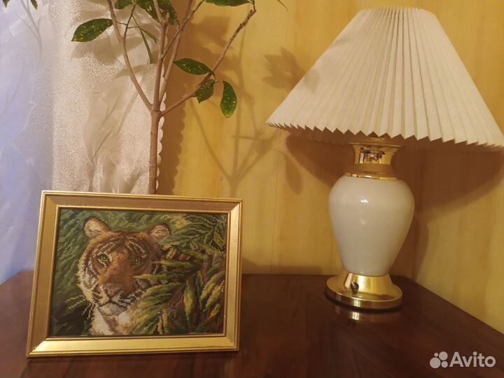 Картина вышитая крестиком ручная работа