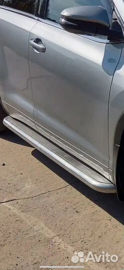 Подножки пороги Toyota Highlander 50