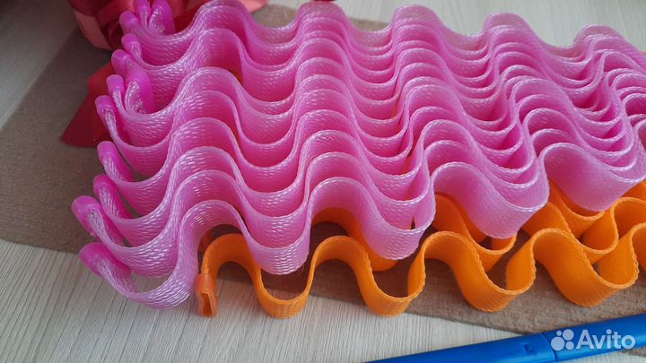 Бигуди для волос для создания волн 24 шт. 55 см