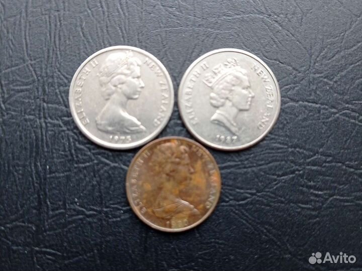 Монеты Новая Зеландия, Австралия, Бермуды