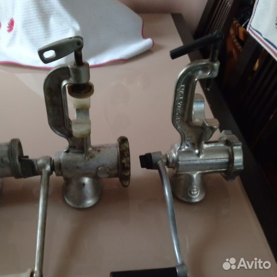 Мясорубка, механическая, из, металла