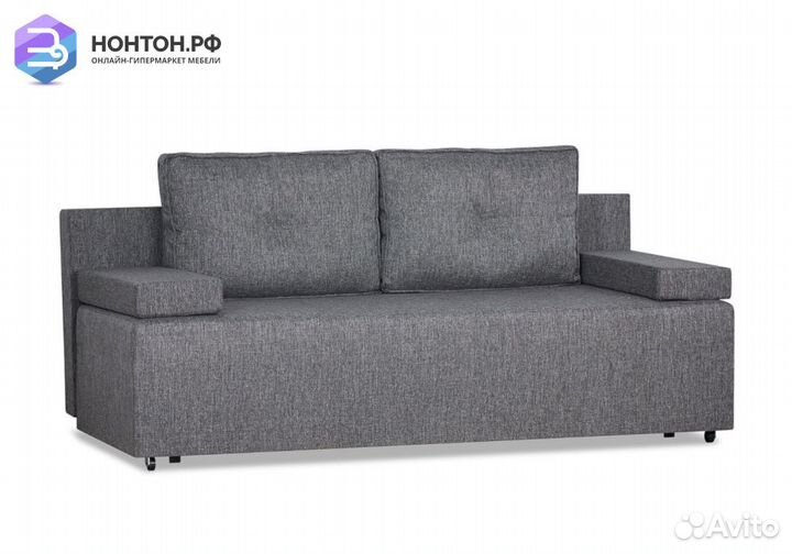 Диван еврокнижка Лиссабон темно-серый