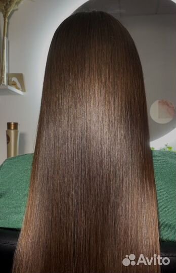 Кератиновое выпрямление волос