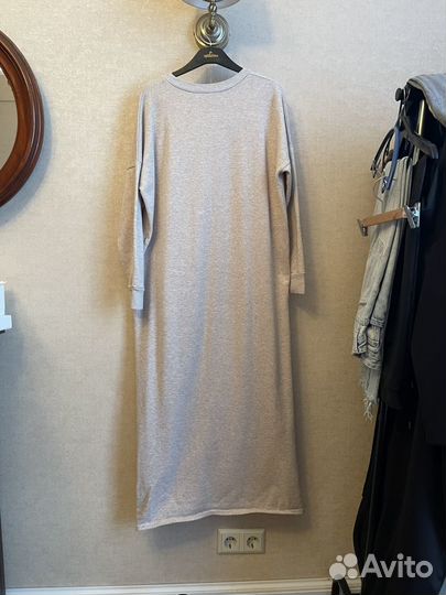 Бежевое oversize платье макси ASOS размер 44