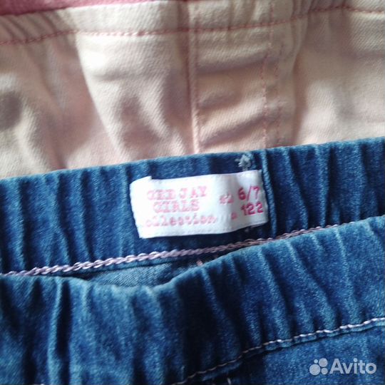Джинсы для девочки 122