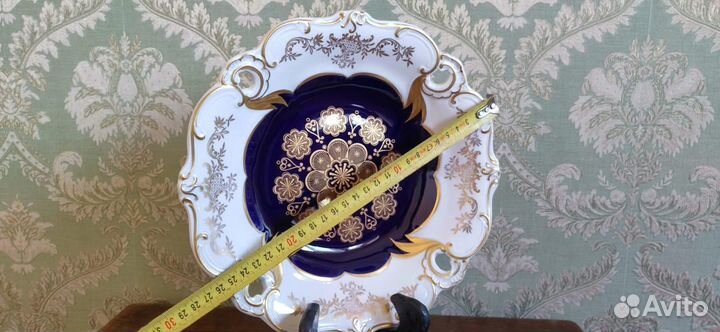 Роскошное фарфоровое блюдо от Weimar