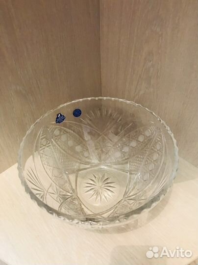 Ваза хрустальная