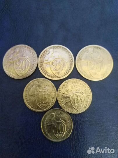 10,15,20 копеек. щитовики
