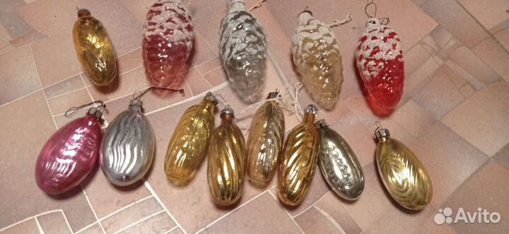 Елочные игрушки СССР одним лотом