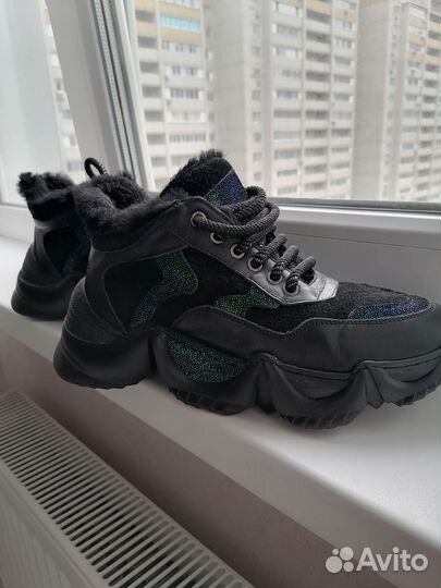 Ботинки женские зимние 39 размера натуральная кожа