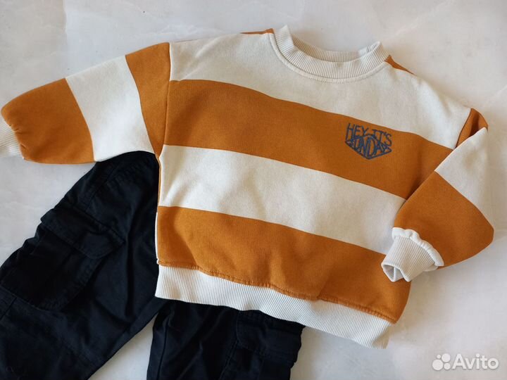 Толстовка zara на мальчика 74
