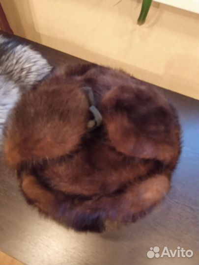 Норковая шапка мужская