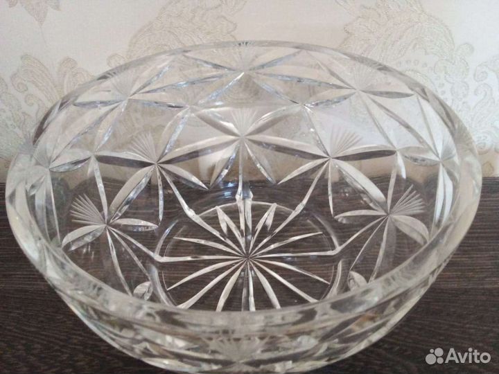 Вазы для фруктов и цветов хрусталь