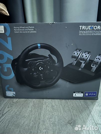 Игровой руль logitech g923 trueforce
