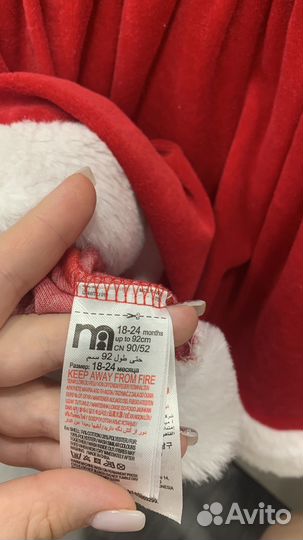 Новогоднее платье для девочки Mothercare 92-98