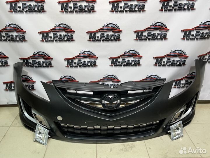 Бампер передний Мазда 6 GH sport в сборе