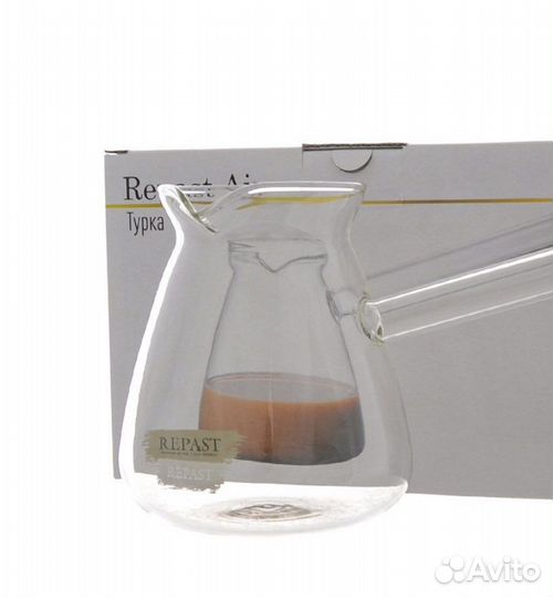 Турка стеклянная для кофе Repast 350мл