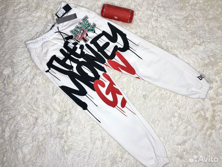 Новые Брюки карго с принтом размер м