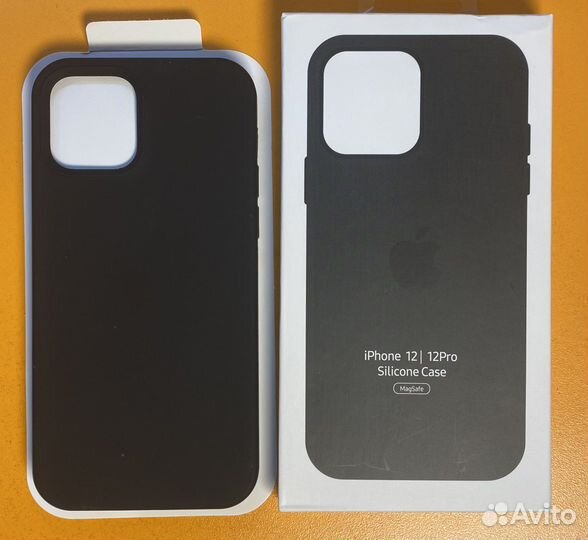 Чехол на iPhone 12/12 pro magsafe чёрный