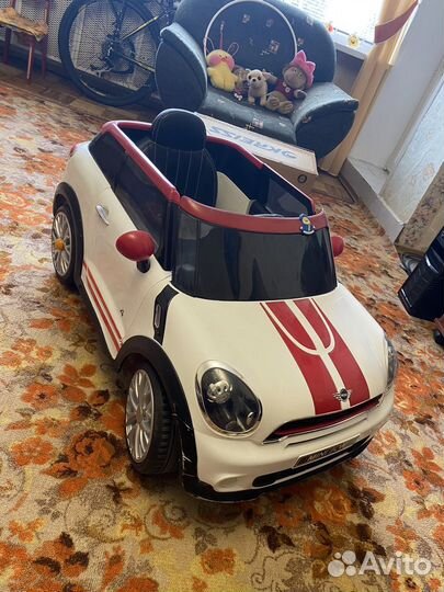 Детский электромобиль mini cooper