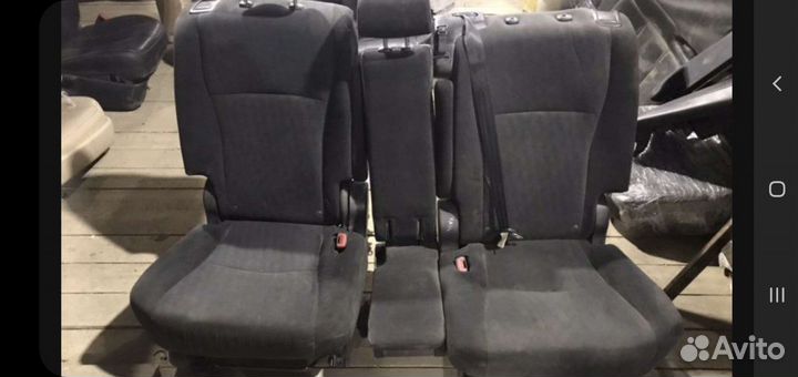 Сиденья 2 ой ряд тойота хайлендер 2