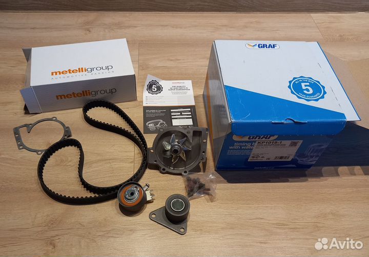 Комплект ремня грм с вод. пом. Вольво хс 90 graf