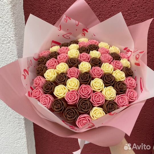 Букет из шоколадных роз