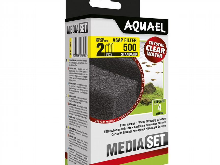 Губки сменные для aquael asap filter 300 крупнопор