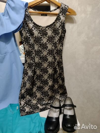 Вещи пакетомXXS и две пары обуви 36 р