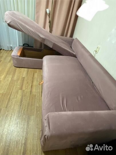 Большой угловой диван раскладной бу