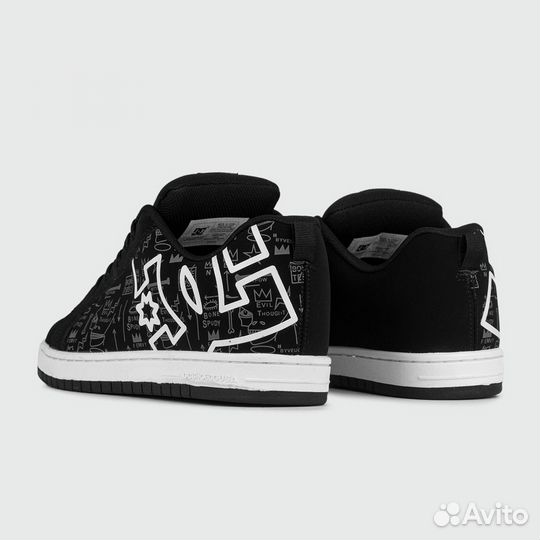 Кеды DC Shoes Court Graffik Basq Black / White