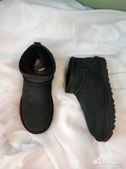 Ugg classic ultra mini черные