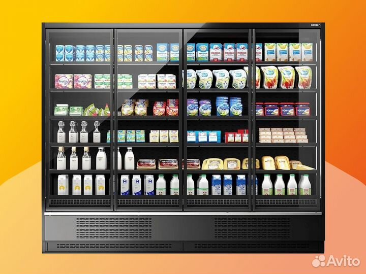 Горка холодильная с дверьми Dazzl Vega DG 080