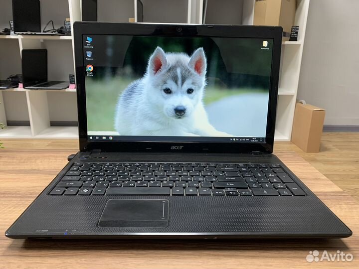Рабочий ноутбук Acer intel/4gb/ssd