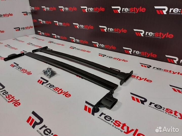 Рейлинги поперечные Lexus RX330 Черные N2088