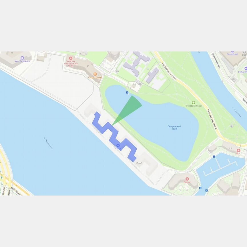1-к. апартаменты, 39,5 м², 7/8 эт.