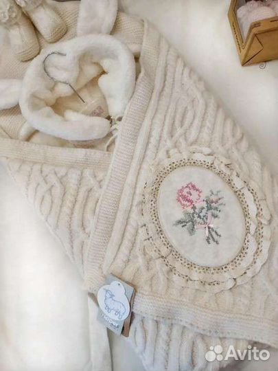 Плед с завязками, детское одеяло с завязками