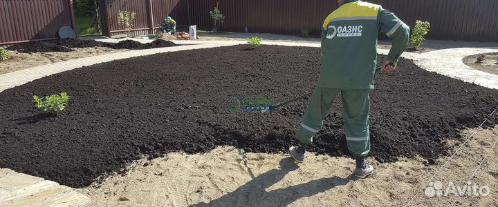 Полевая плодородная земля, грунт, суглинок, песок