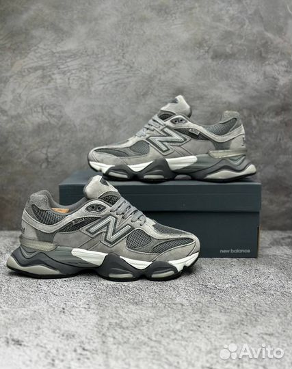 Серые New Balance 9060
