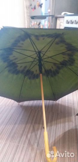 Зонт трость мужской черный женский
