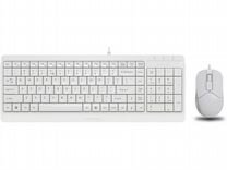 Клавиатура+мышь A4Tech F1512 White #341496