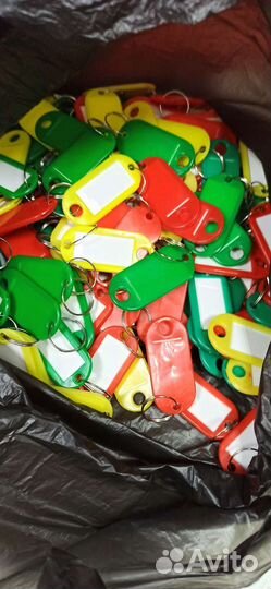 Бирки для ключей с вставкой/брелоки для ключей