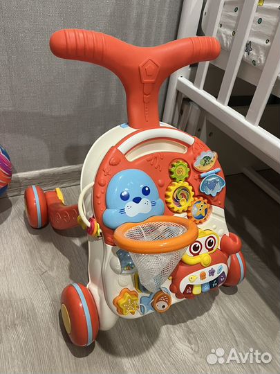 Ходунки каталка baby go 2в1 YS0301465