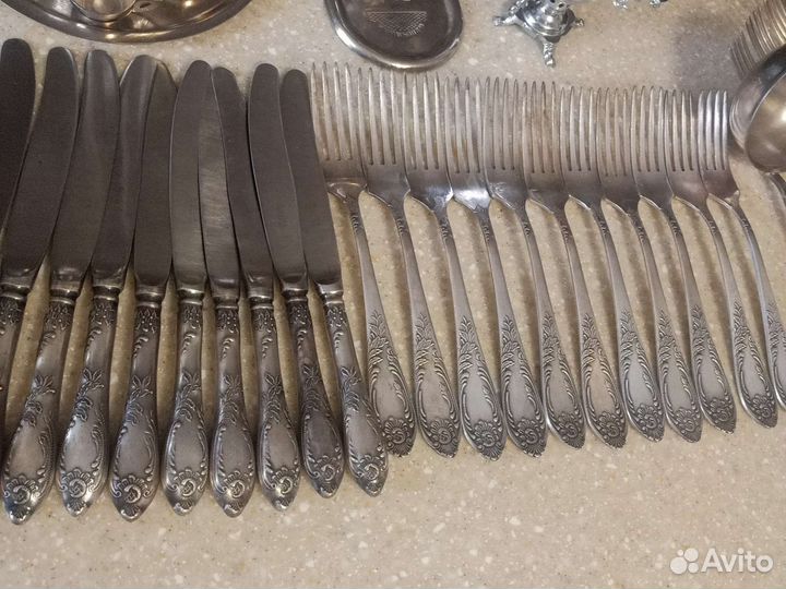 Столовый набор Солонка и перечница латунь