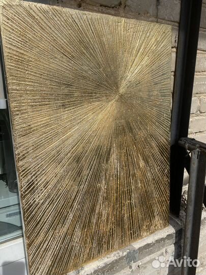 Интерьерная картина с поталью