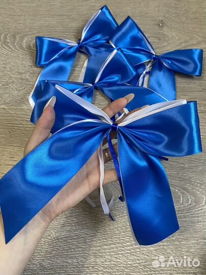 Банты для ручек, зеркал украшение для машины