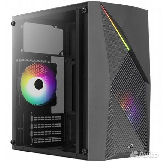 Корпус для пк AeroCool Cs-107-A-BK-v2 Black новый
