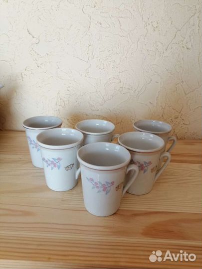 Набор советский кофейных чашек. Лот 2