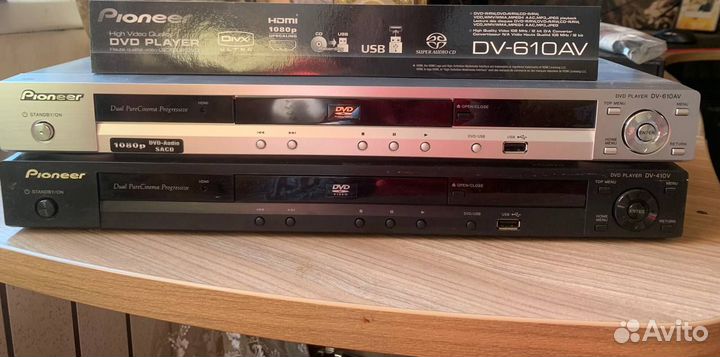 DVD проигрыватель плеер Pioneer dv-410av черный